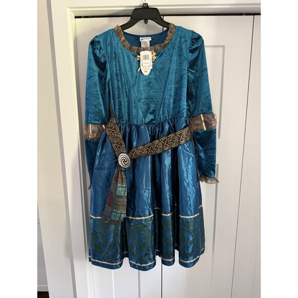 Disney Parks Brave Merida Costume Girls Dress Xl 14-16 NWT Princess Halloween - Picture 6 of 8